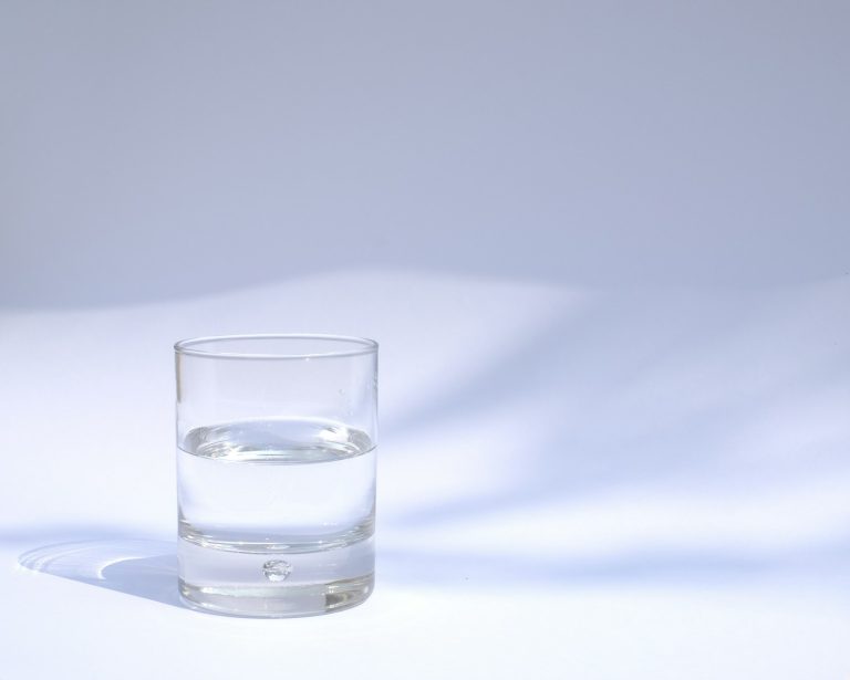 Glass of tap water